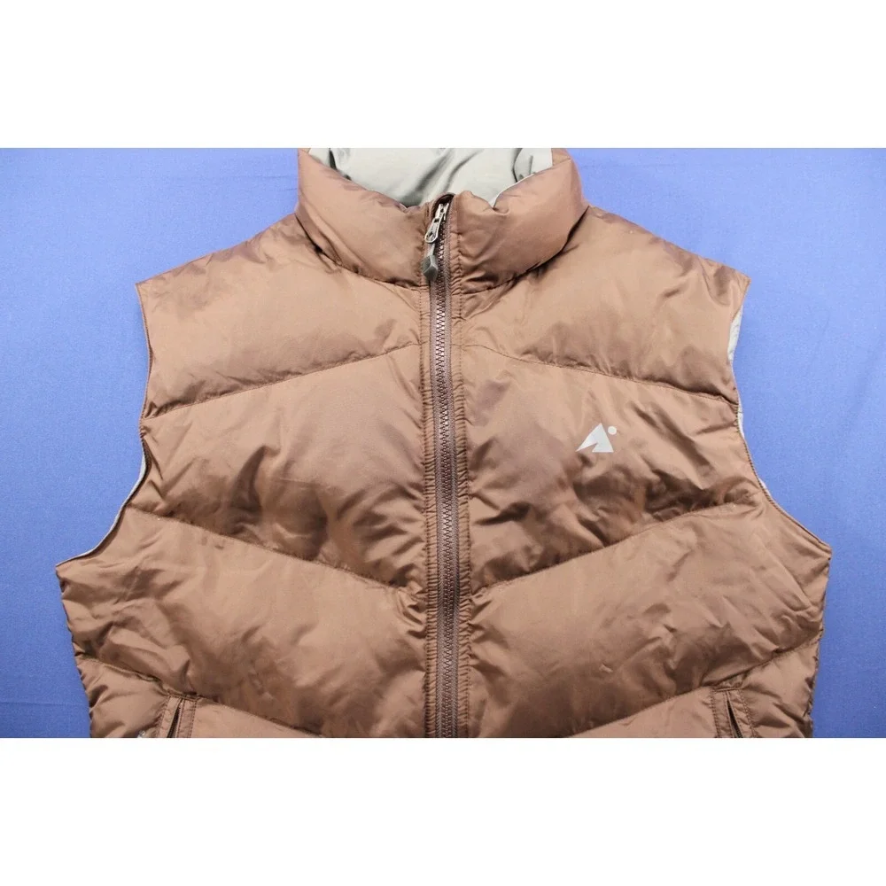 Eastern Mountain Outdoors Goose Down Puffer Vest Brown Size‎ Medium Womens